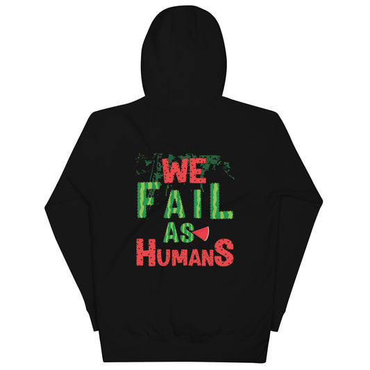 Graphic streetwear hoodie back