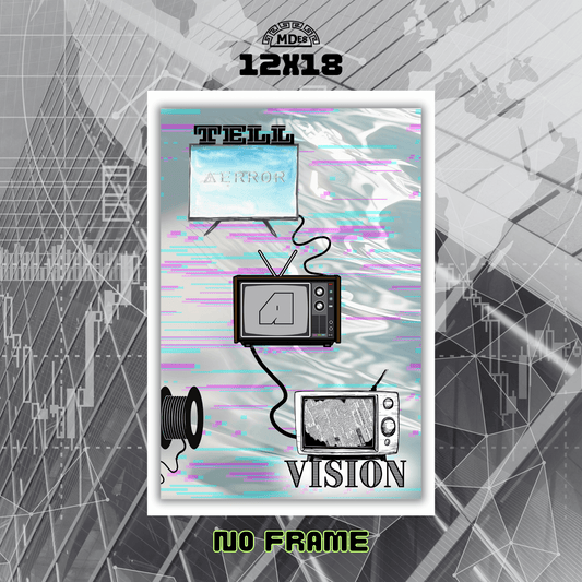 MDE8 – Tele-a-vision – Wall Art 12x18