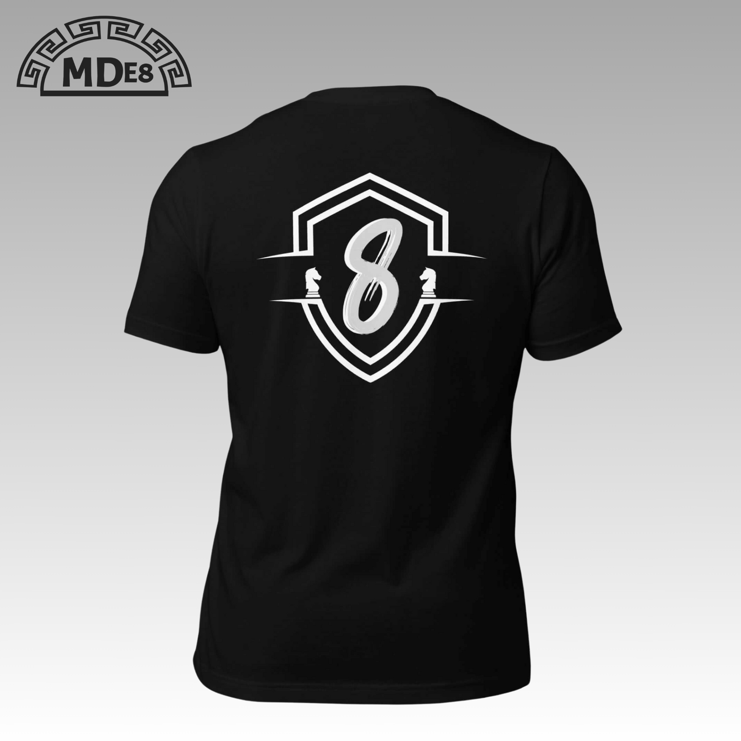 MDE8 Core Logo Tee – Eco Print - Back Design