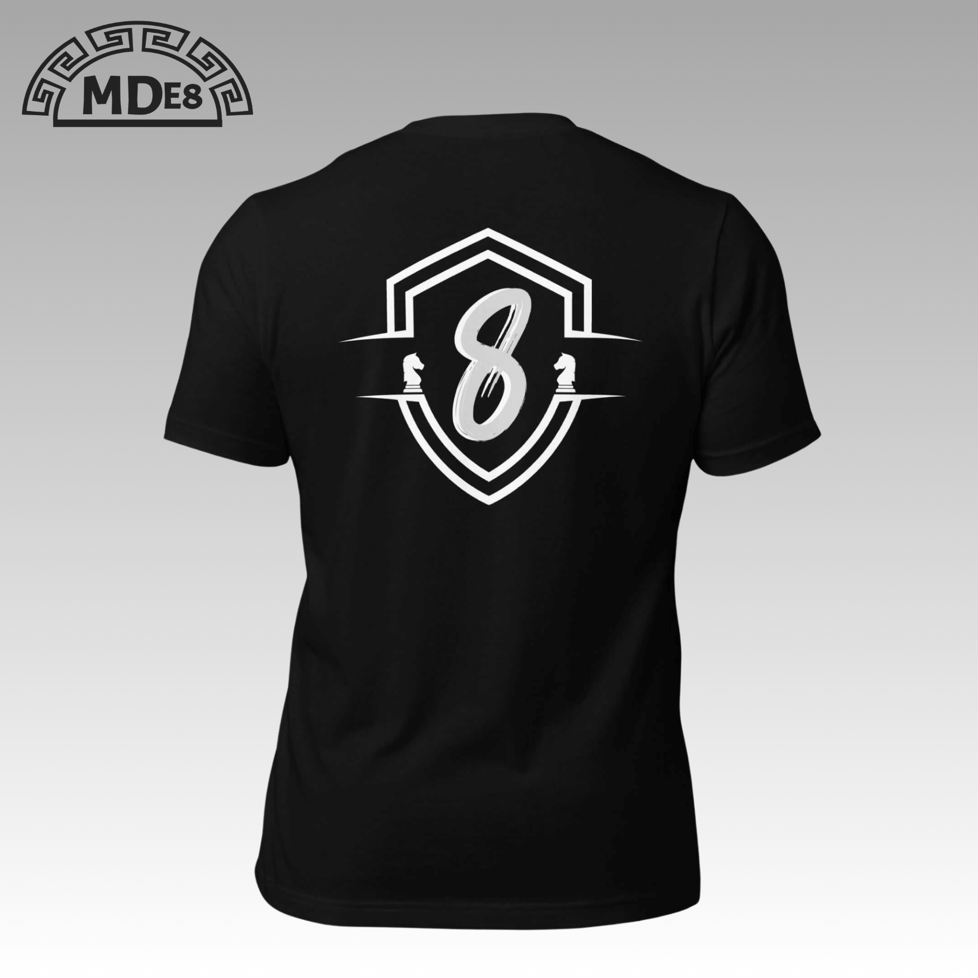 MDE8 Core Logo Tee – Eco Print - Back Design