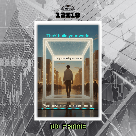 MDE8 – Forgot Your Truth – Wall Art 12×18
