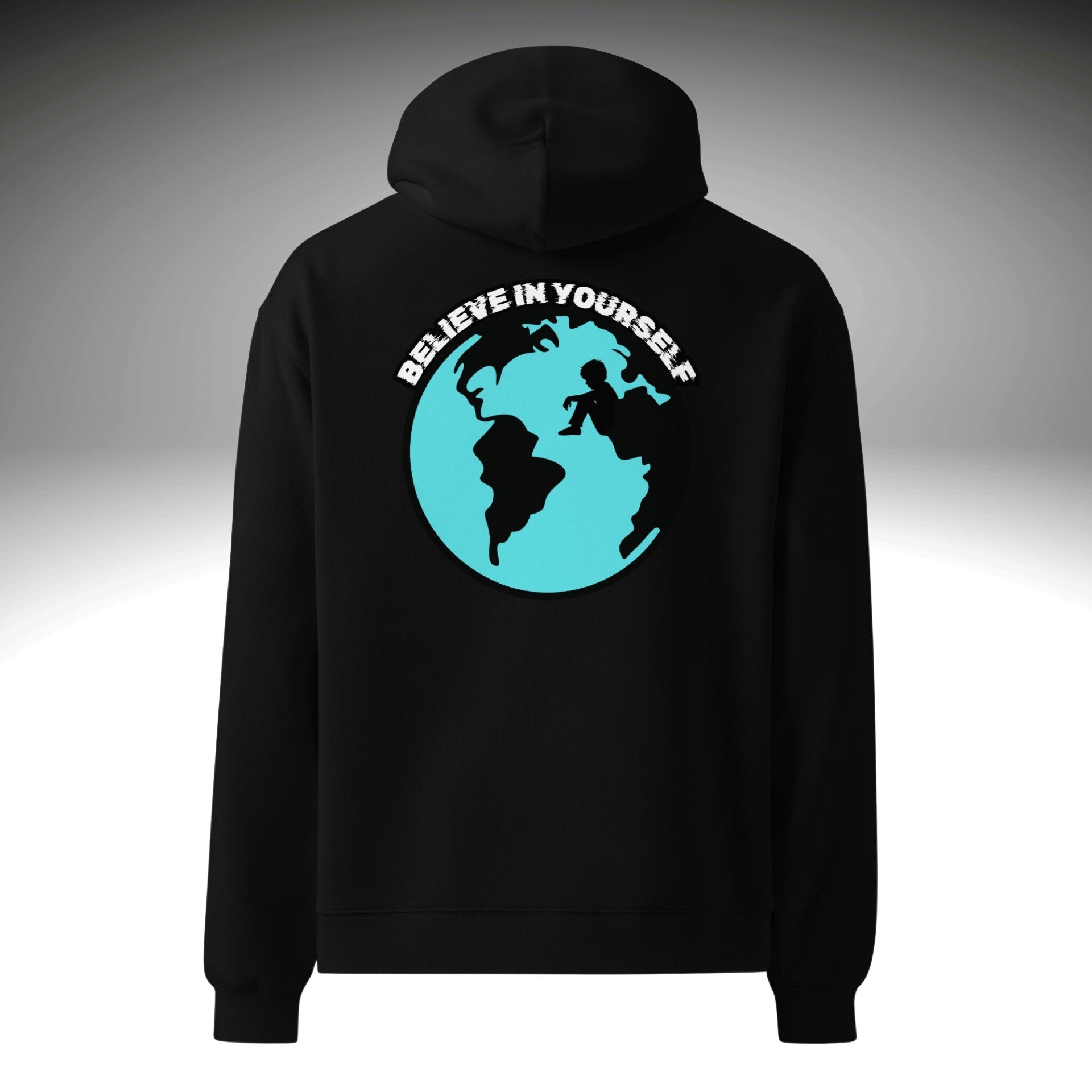 graphic streetwear hoodie believe back