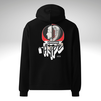 graphic streetwear hoodie hype back