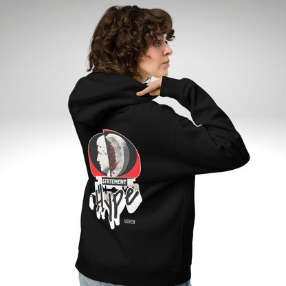 graphic streetwear hoodie hype model