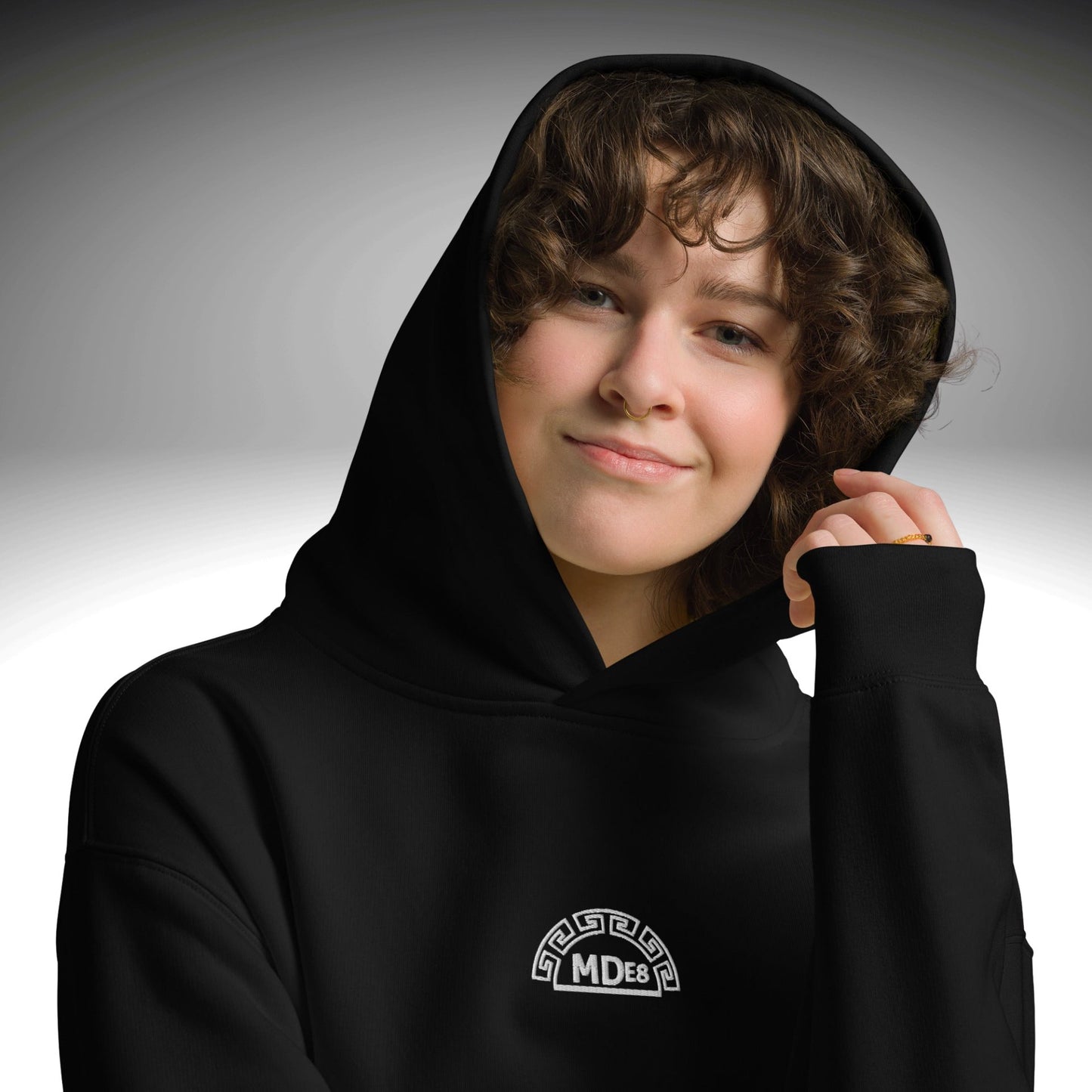 graphic streetwear hoodie believe front