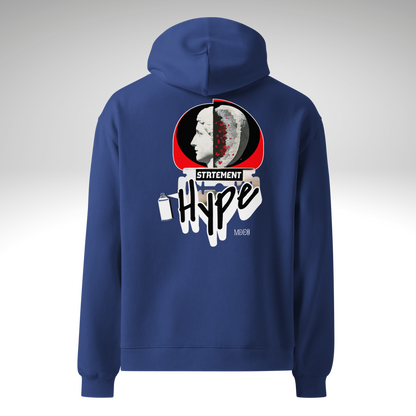 graphic streetwear hoodie hype back