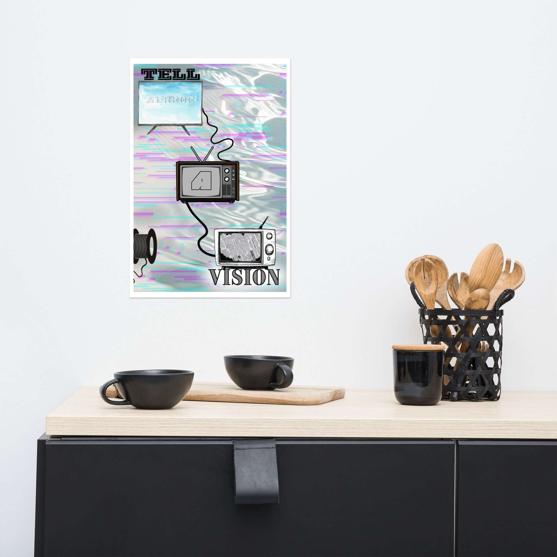 MDE8 – Tele-a-vision – Wall Art 12x18