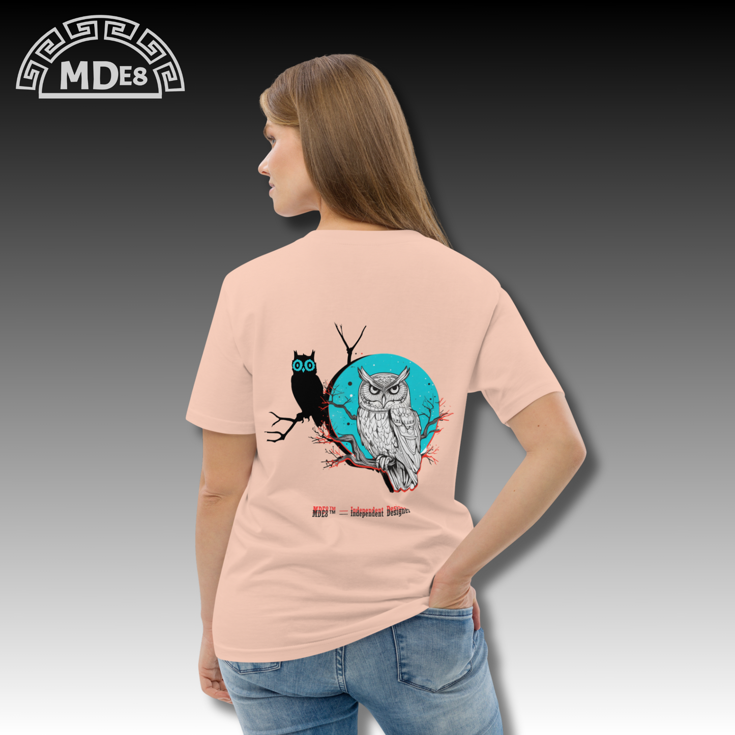 Night Owl MDE8 t-shirt — back view 
