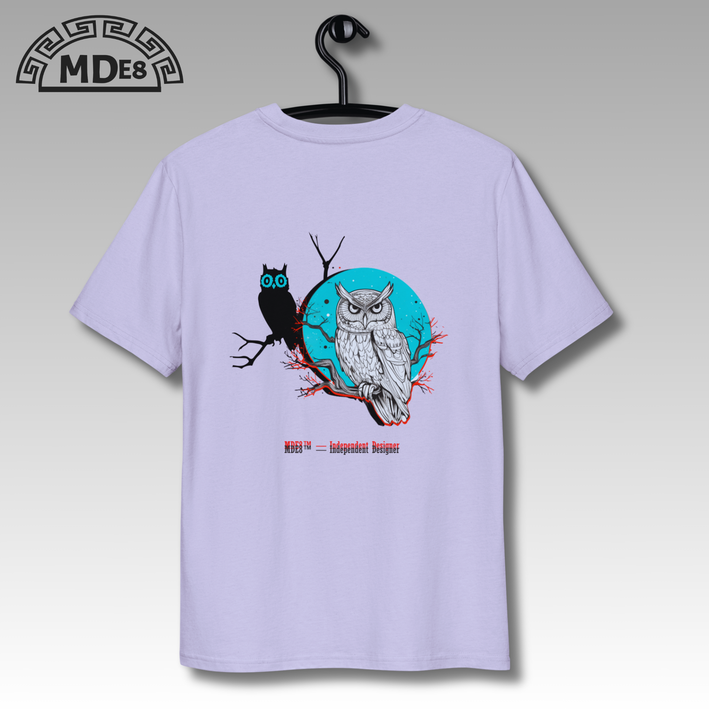 Night Owl MDE8™ t-shirt — Unisex organic cotton tee