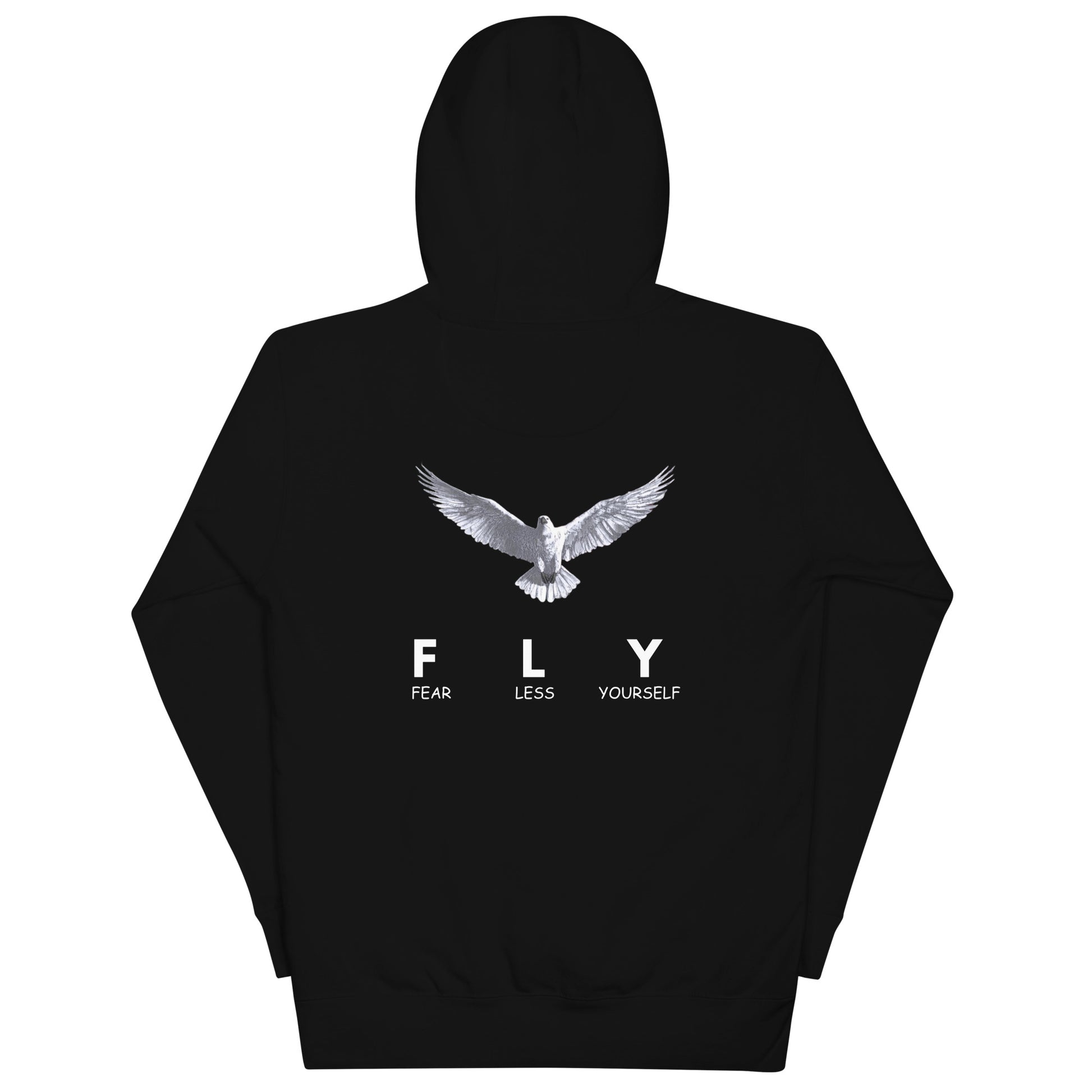 Graphic streetwear hoodie back