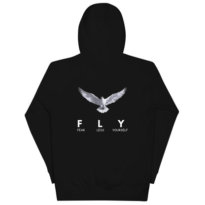 Graphic streetwear hoodie back