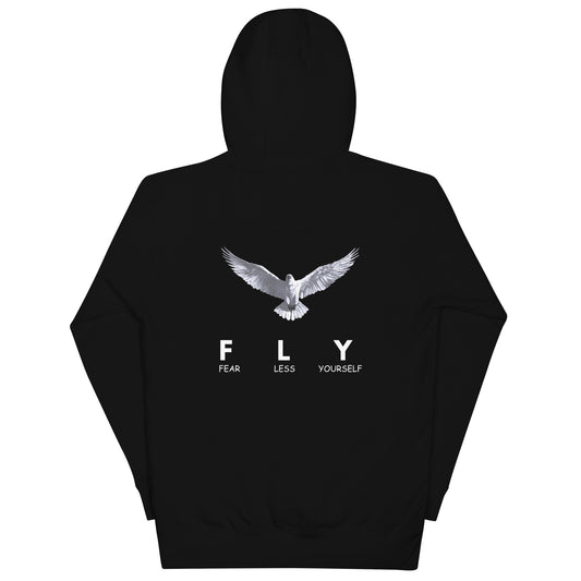 Graphic streetwear hoodie back