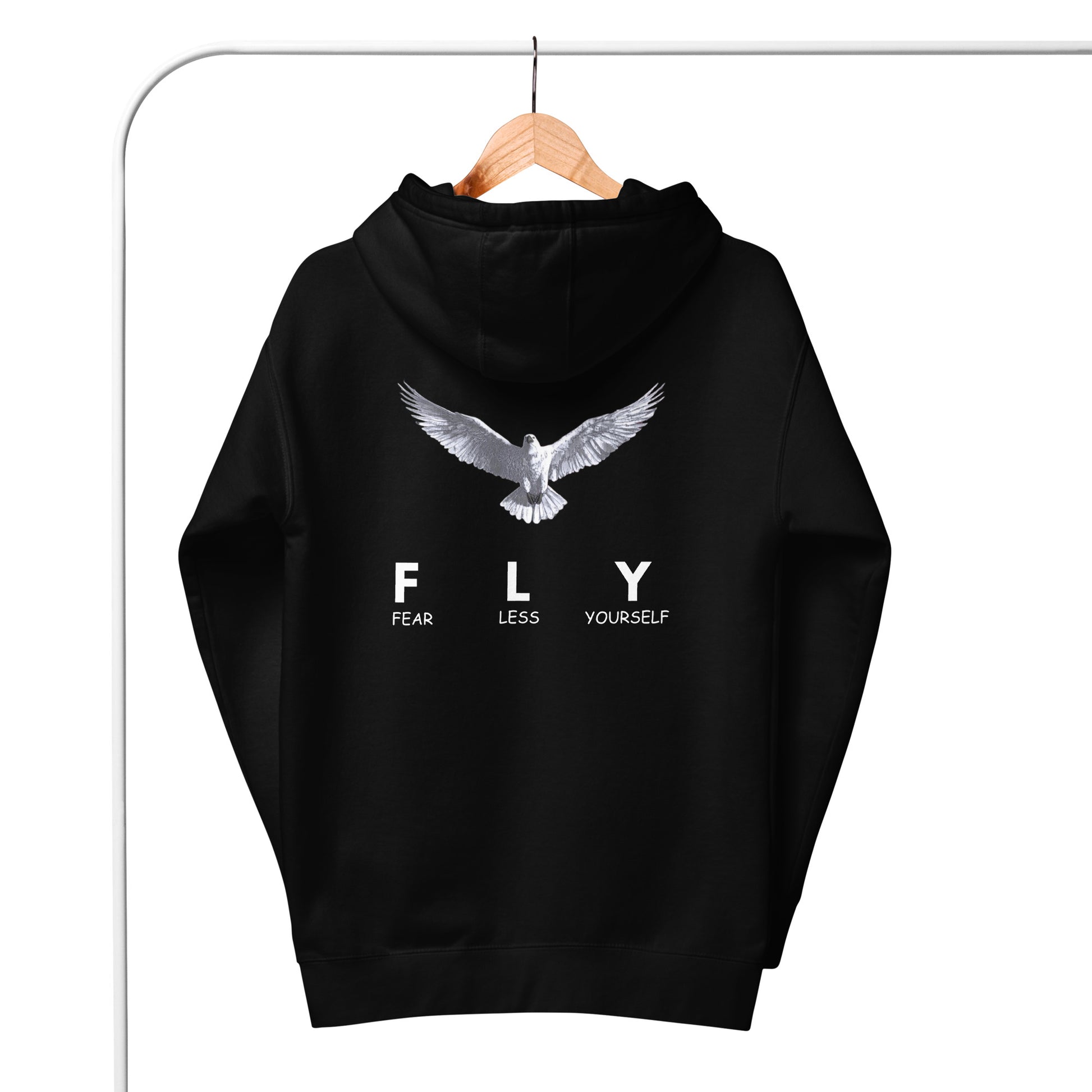 Graphic streetwear hoodie back