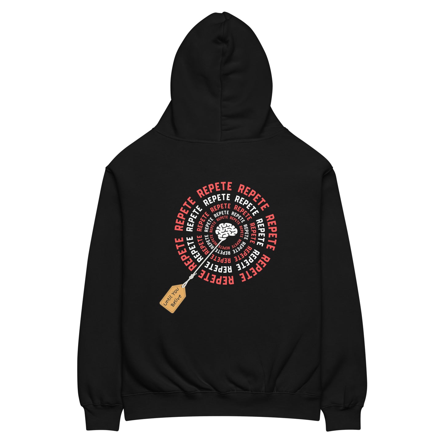 Graphic streetwear hoodie back