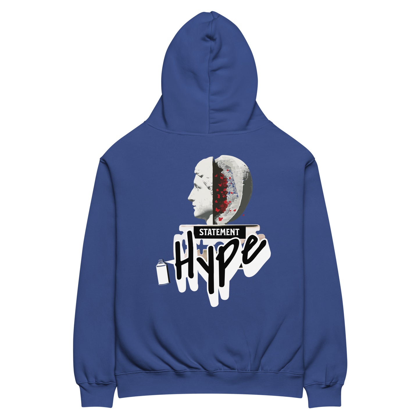 Graphic streetwear hoodie back