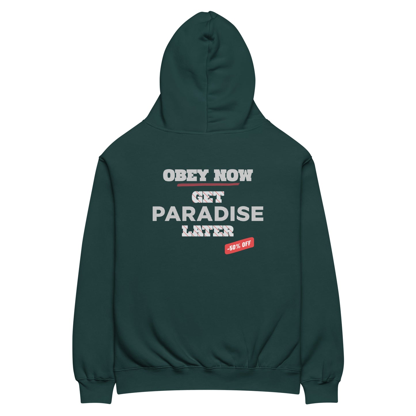 Graphic streetwear hoodie back
