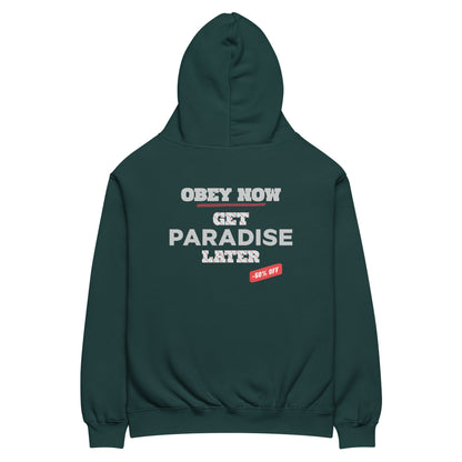 Graphic streetwear hoodie back